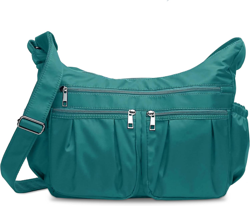 Women Crossbody Bag Waterproof Nylon Lightweight Shoulder Large Purse Handbag9