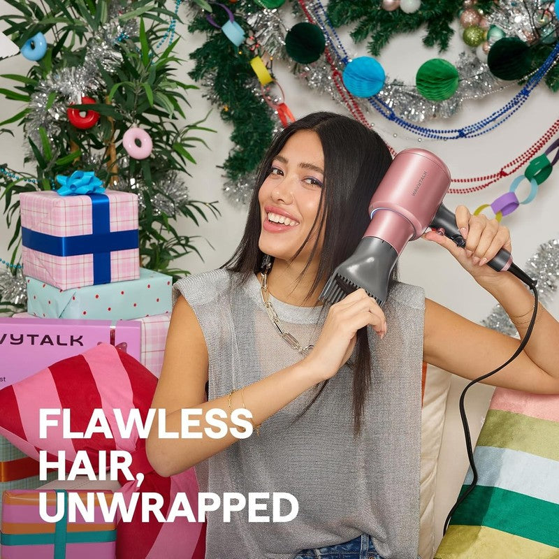 Hair Dryer, Blown Away Ionic Hair Dryer for Curly Hair with Diffuser, 1875W Fast1