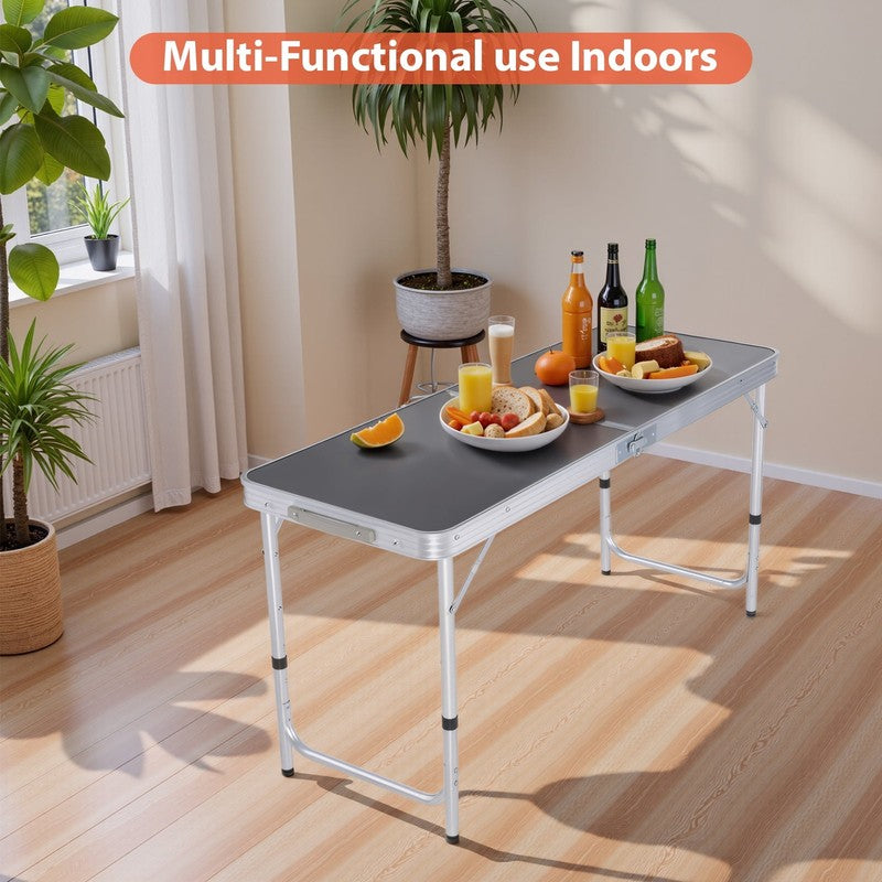 Portable Camping Table Set   Aluminum Kitchen Station W/ Storage, Adjustable Fee2