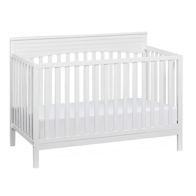 Harper 4-in-1 Convertible Crib Snow White GREENGUARD Gold Wooden0