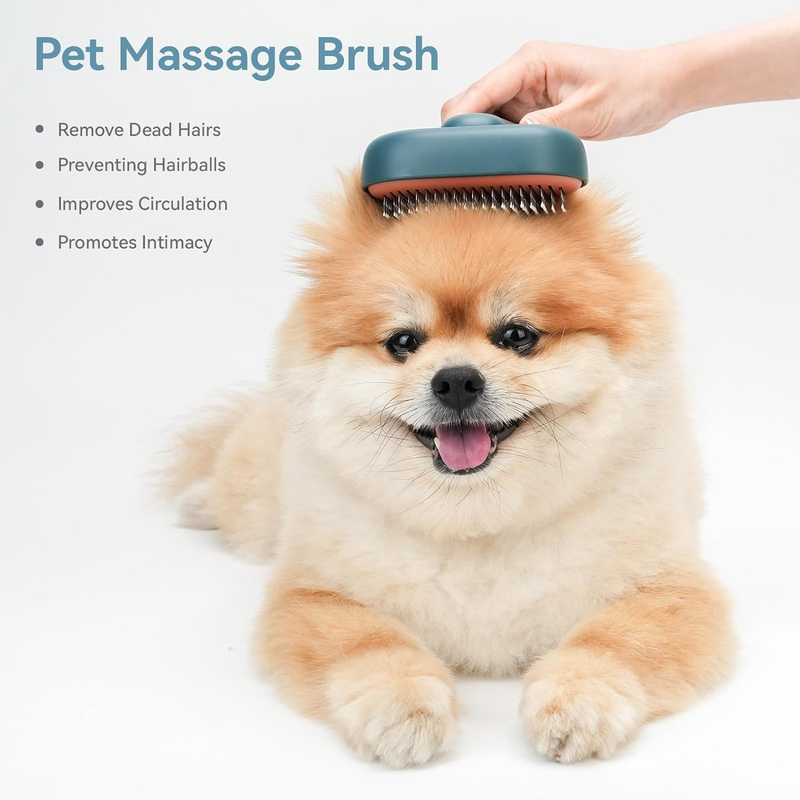 Self Cleaning Brush Deshedding Hair Remover Long Short Hair Pets Friendly Brush4