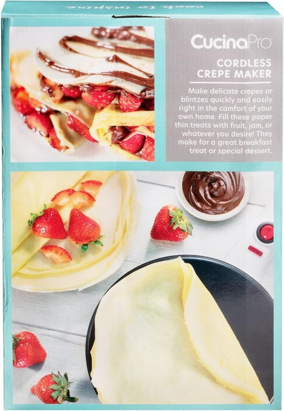 Cordless Crepe Maker Nonstick Electric Pan Portable Hot Plate Holiday Gift7