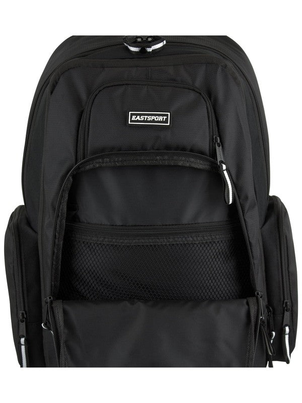 Unisex Diamond Expandable Recycled Backpack, Black7