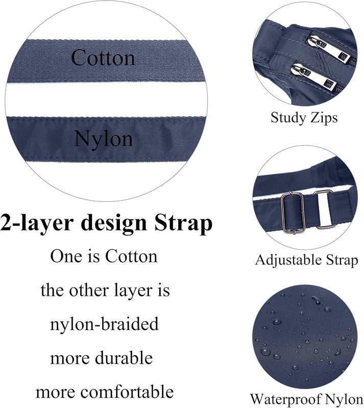 Women Crossbody Purse Waterproof Nylon Shoulder Bag Lightweight Travel Handbag6