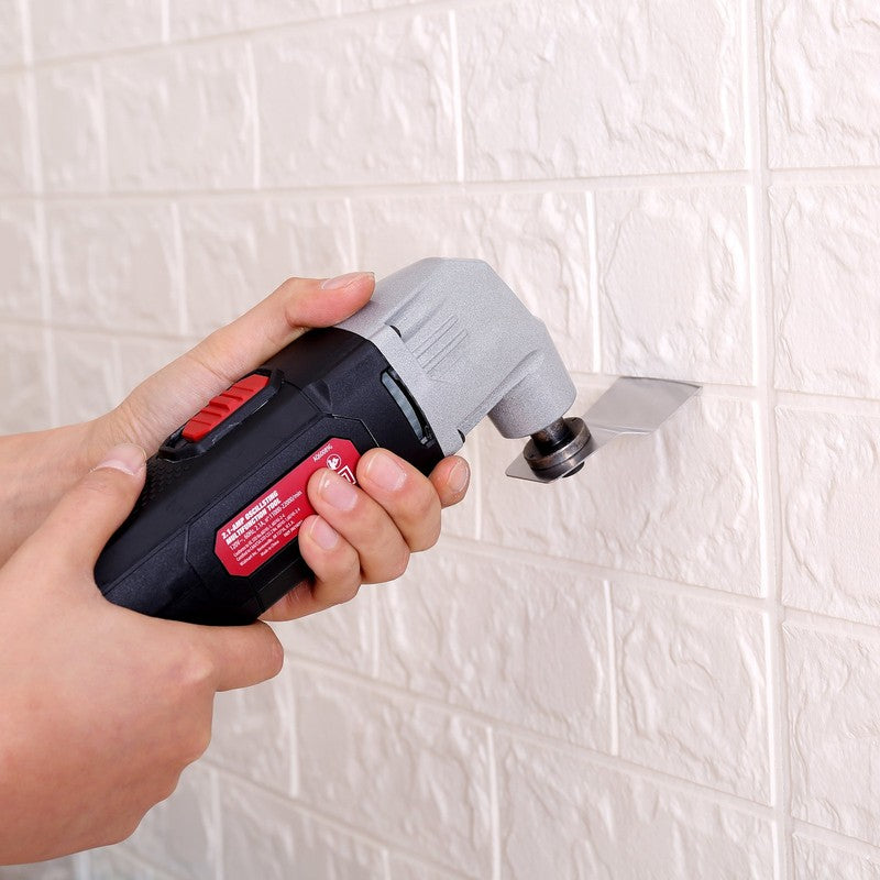 2.1A Corded Oscillating Multi Tool Variable Speed w/ Sanding Pad Scraper Blade7