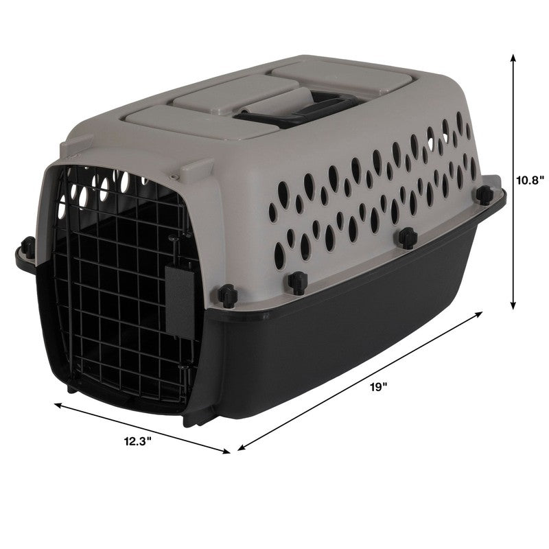 Pet Portable Kennel for Dogs, Hard-Sided Travel Carrier, Durable, Metal Door, Bl2