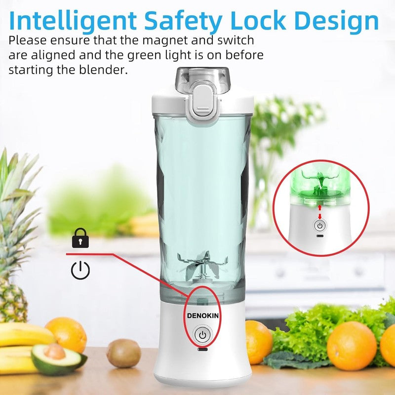 Portable Blender 20Oz Cordless Personal Blender for Shakes Smoothies, 6 Blades4