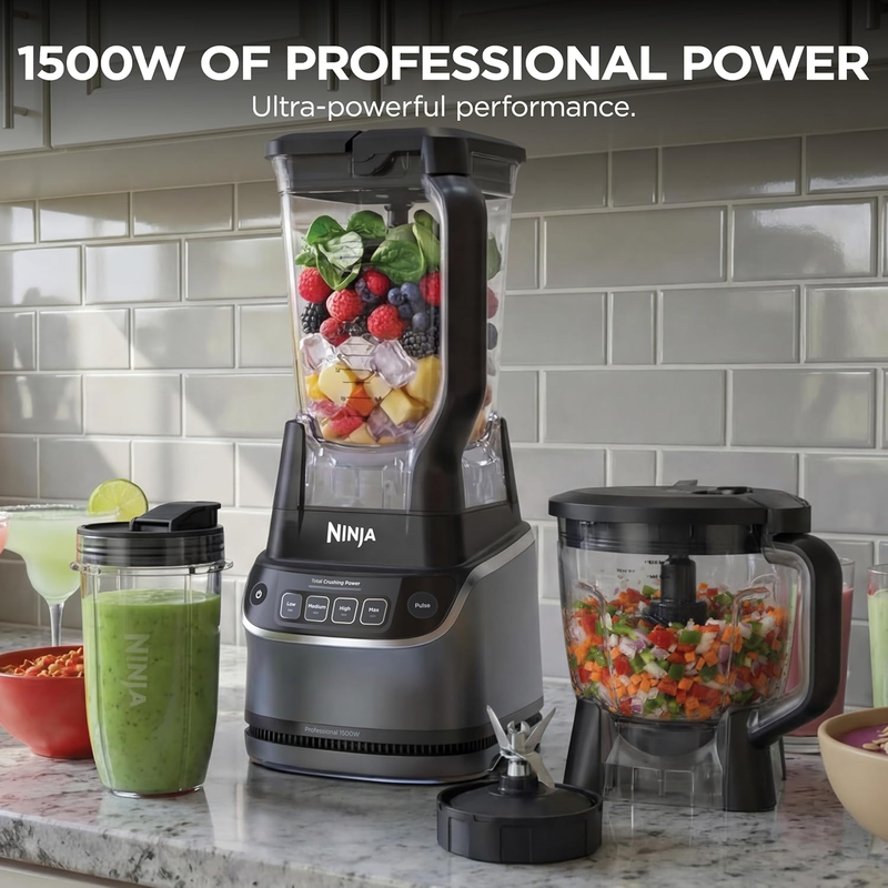 Ninja UltraCrush BP401 Kitchen System 1500W Blender Food Processor Set1