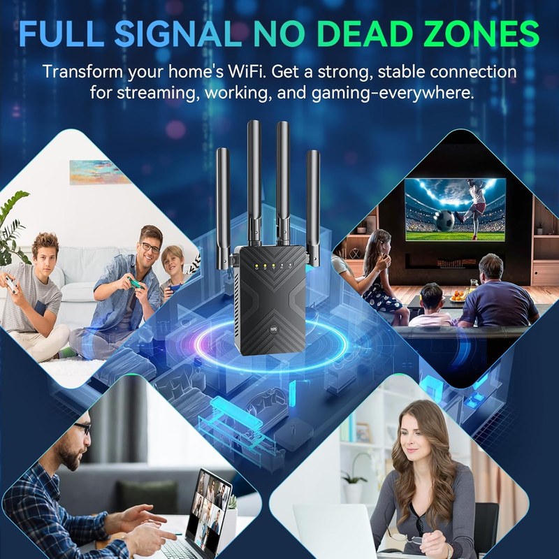 2026 WiFi Extender Booster 8X Speed Long Range 15888 Sq Ft Ethernet8