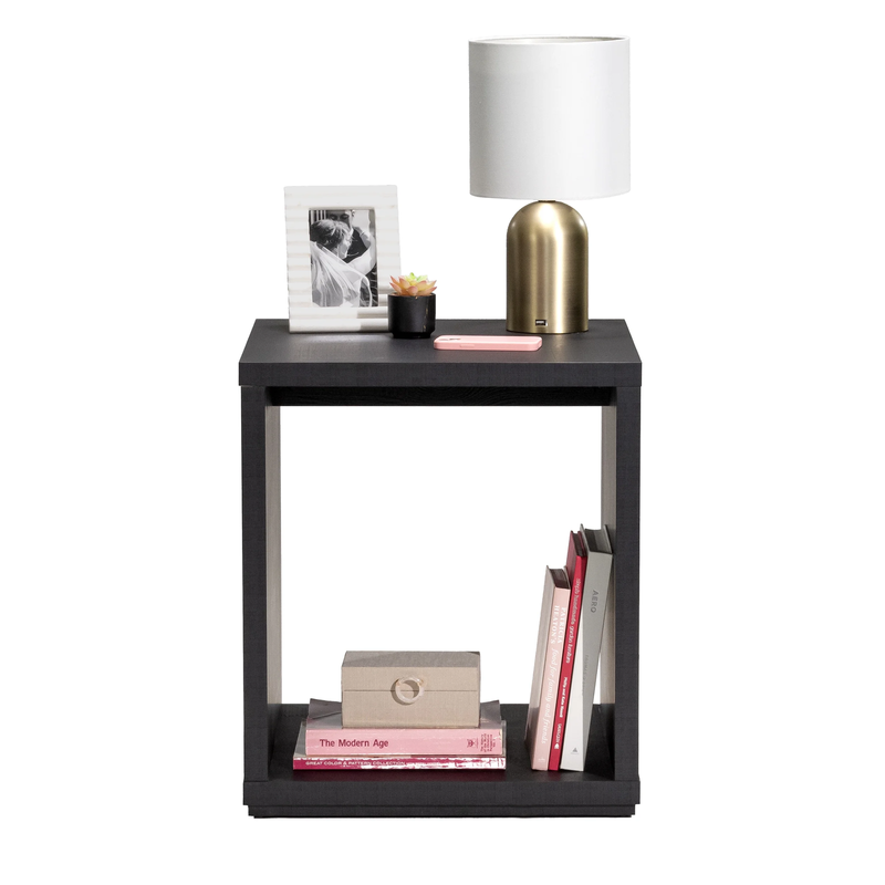 Westley End Table, Black Wood Finish11