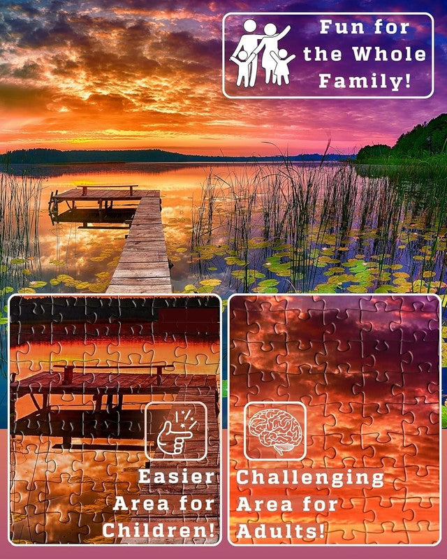Puzzles for Adults 1000 Pieces – Ideal Gift for Loved Ones, Gift Ready Box, Lett2