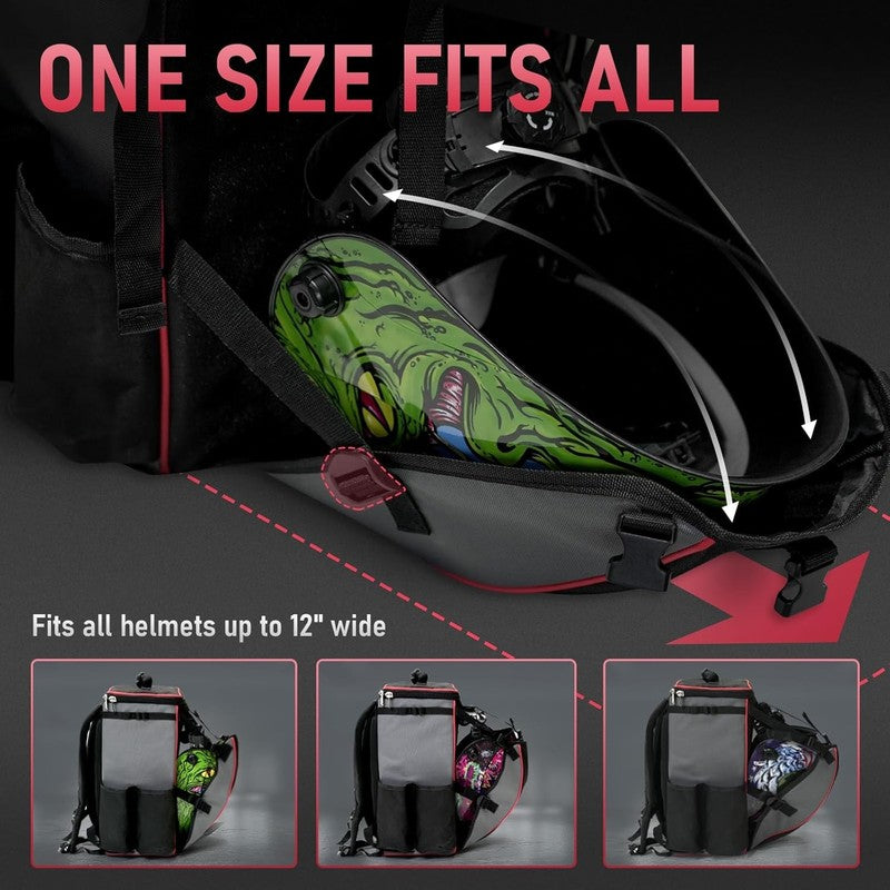 Welding Backpack, Large Capacity Professional Welding Tool Bag with Helmetcatch,2