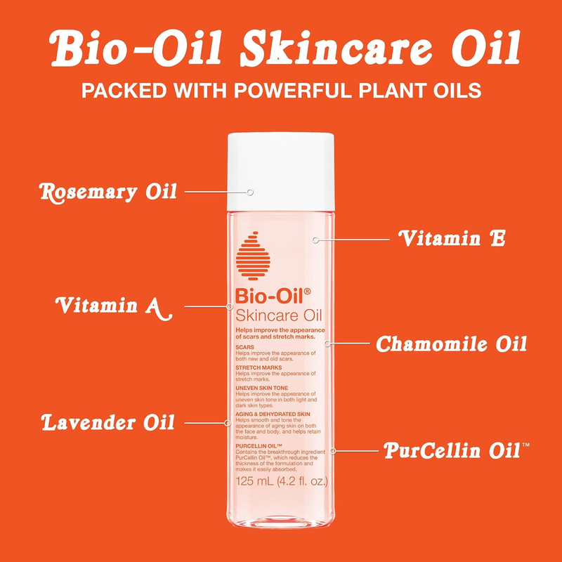 Body Oil Serum for Scars Stretch Marks Vitamin E Moisturizer 4.2 Oz5