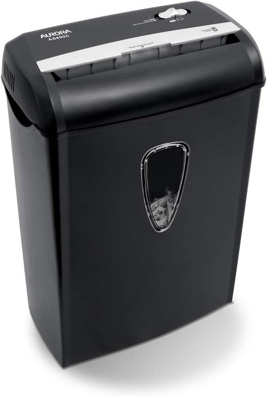 AS890C 8 Sheet Cross Cut Paper/Credit Card Shredder with Basket2