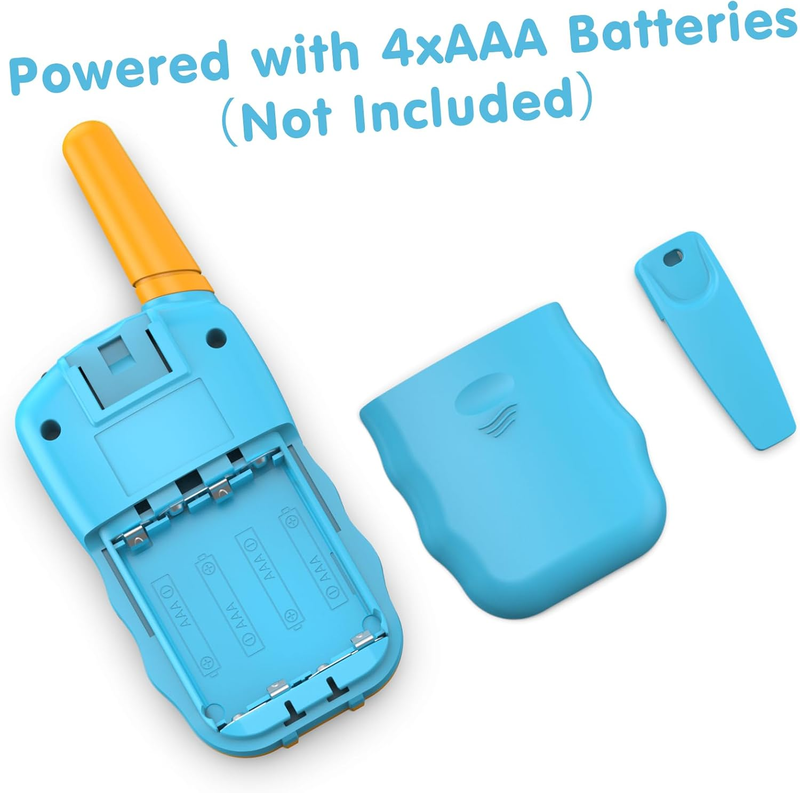 Kids Walkie Talkies 22 Channel 2 Way Radio 3 Mile Range Flashlight LCD1