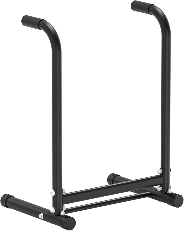Heavy Duty Dip Station Parallette Push Up & Dip Stands Fitness Workout Bar0