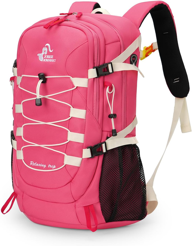 40L Hiking Backpack Waterproof Camping Travel Daypack Pink9