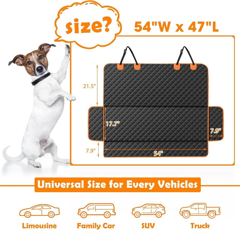 MIXJOY Dog Seat Cover Back Seat, Waterproof Nonslip Cover for Cars, Trucks, SUV1