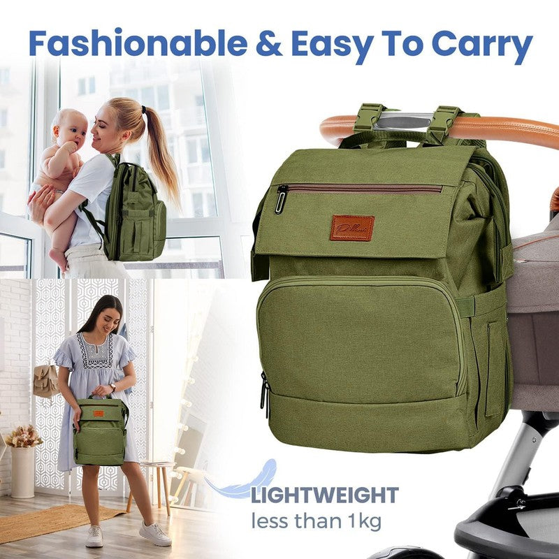 Baby Diaper Bag Backpack Large Waterproof w/ Changing Pad Easy Access5