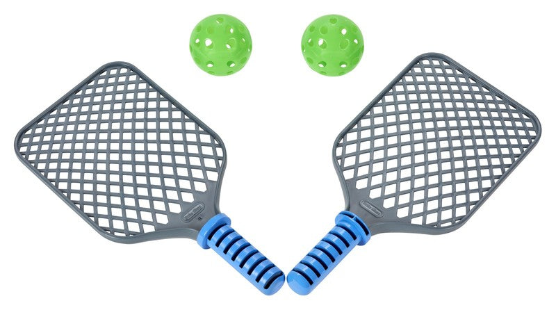 Totsports Pickleball Set, Includes 2 Paddles, 2 Balls, & Net, Ages 3+, Blue9