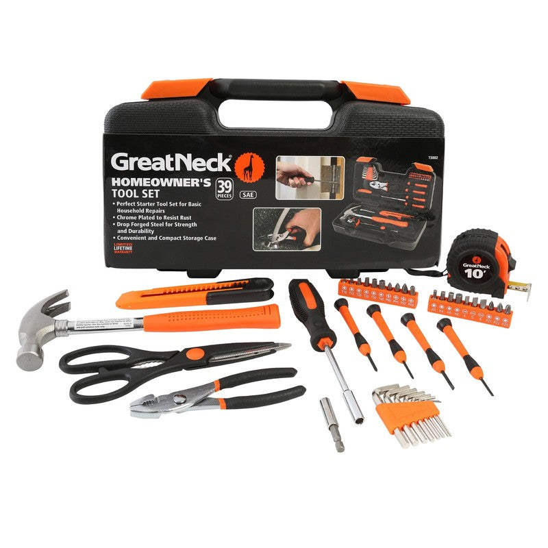 Great Neck Homeowner'S Tool Set, 39 Pieces, for Routine Home Maintenance11