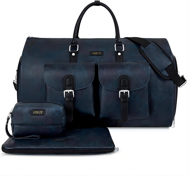 2in1 Garment Duffle Bag 3Pc Set Hanging Suit Travel Carry On8