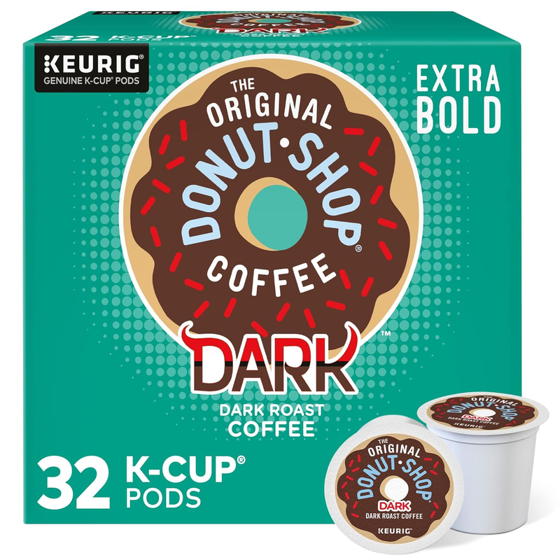 Dark, Keurig Single Serve K-Cup Pods, Dark Roast Coffee Pods, 32 Count0