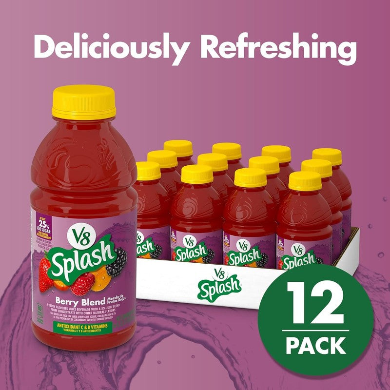 Berry Blend Flavored Juice Beverage, 16 Fl Oz Bottle (12 Pack)2