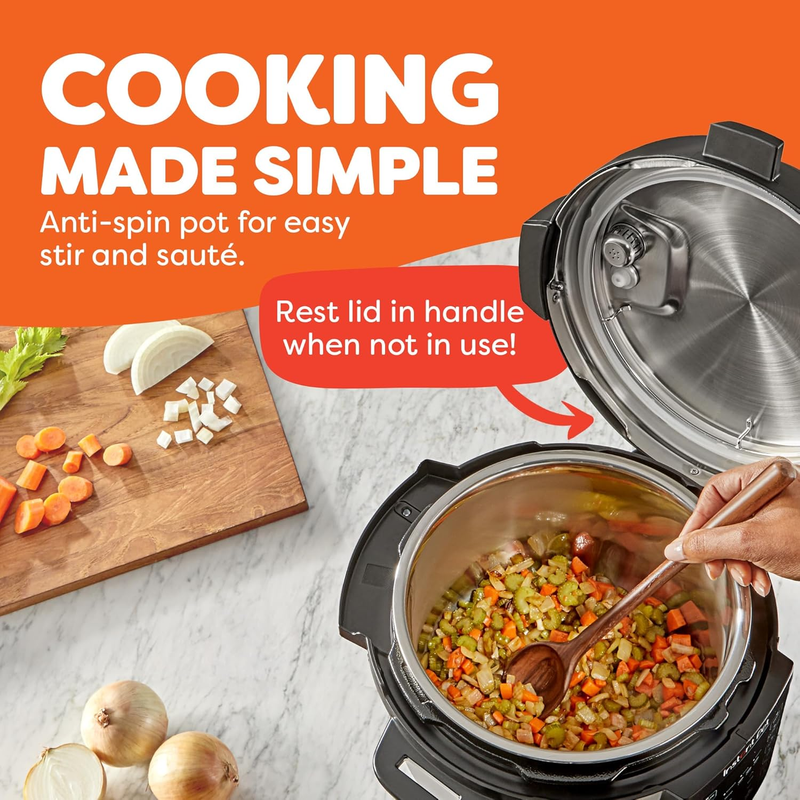 6QT RIO 7 in 1 Multi Cooker Pressure Slow Cook Sauté Steam Rice Yogurt Black3