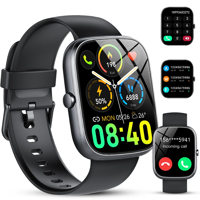 2026 Smart Watch 1.91" HD Android iPhone Call Fitness Tracker IP686