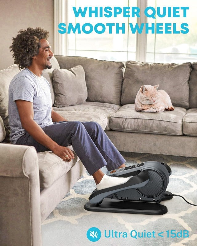 under Desk Elliptical Exercise Machine for Seniors, Electric Ellipse Leg Exercis4