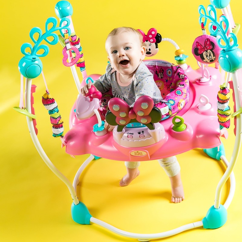 Disney Baby Minnie Mouse Peekaboo Activity Jumper, 6 12 Months2