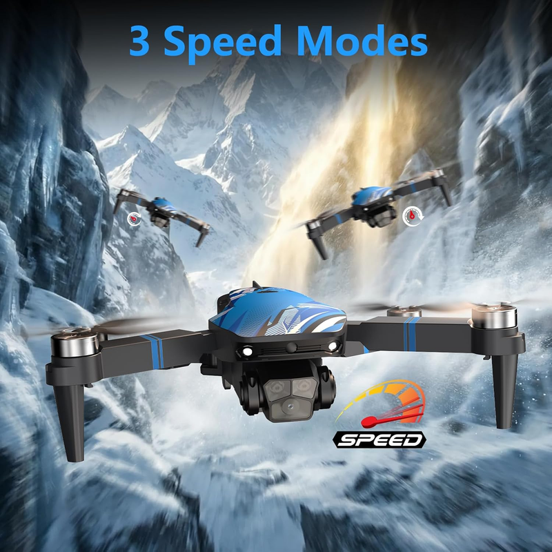 FPV Drone w/ Camera LCD Screen Brushless Motor Foldable RC Quadcopter8
