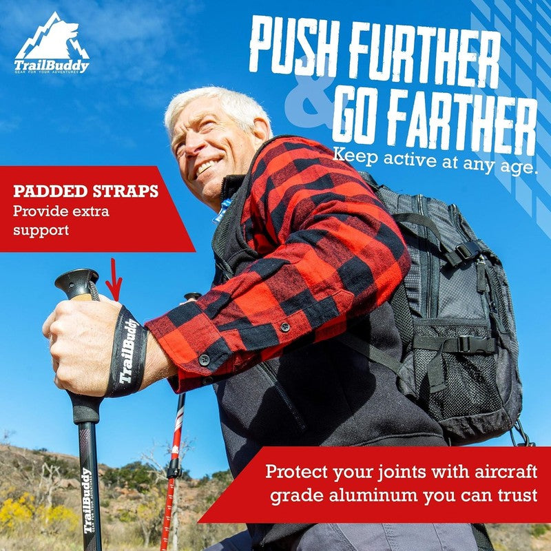 Trekking Poles – Lightweight 7075 Aluminum Hiking Poles for Women, Men & Seniors6