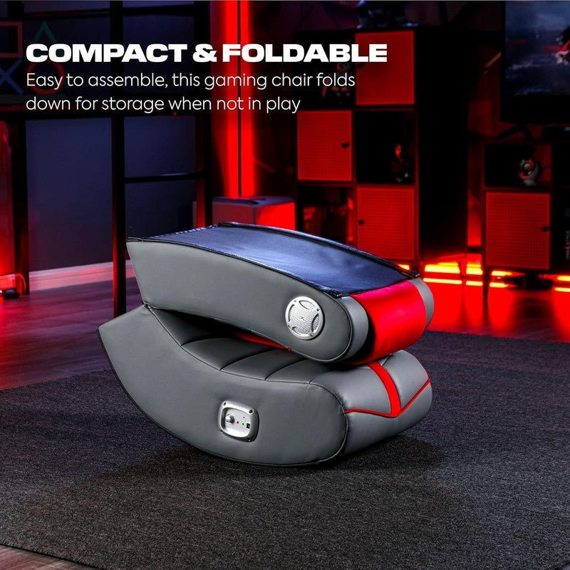 Gaming Rocker Chair w/ Speakers, Foldable Floor Seat for Teens & Kids5