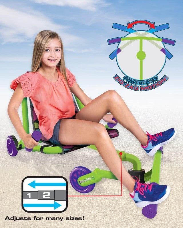 Kids Wiggle Go Kart Swing Side to Side Ride On Indoor Outdoor4