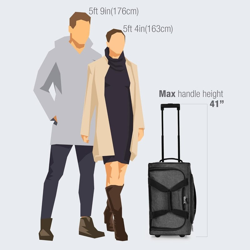 Duffel Bag with Rolling Wheels4