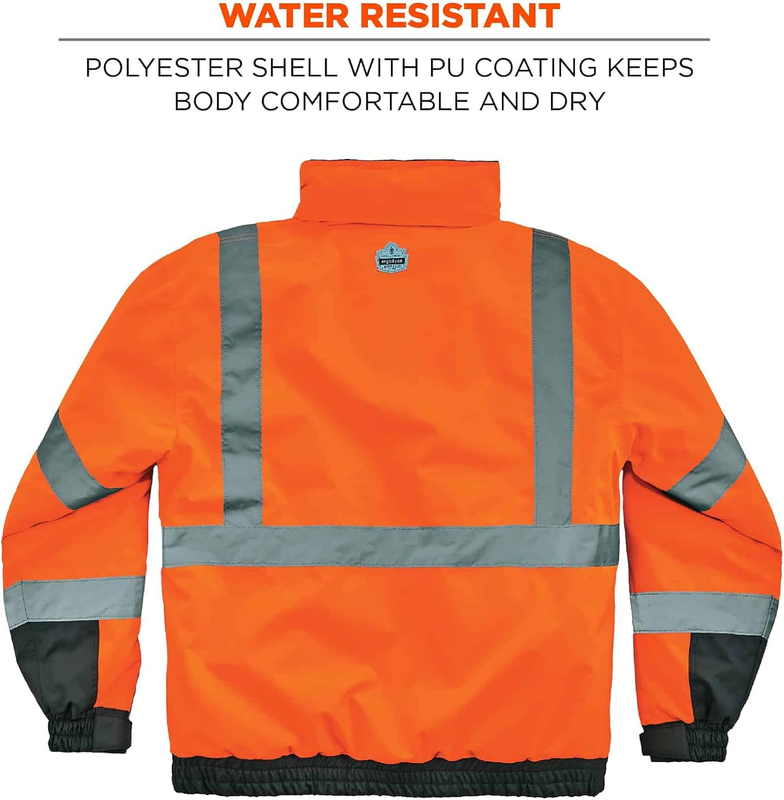 Hi Vis Bomber Safety Jacket2