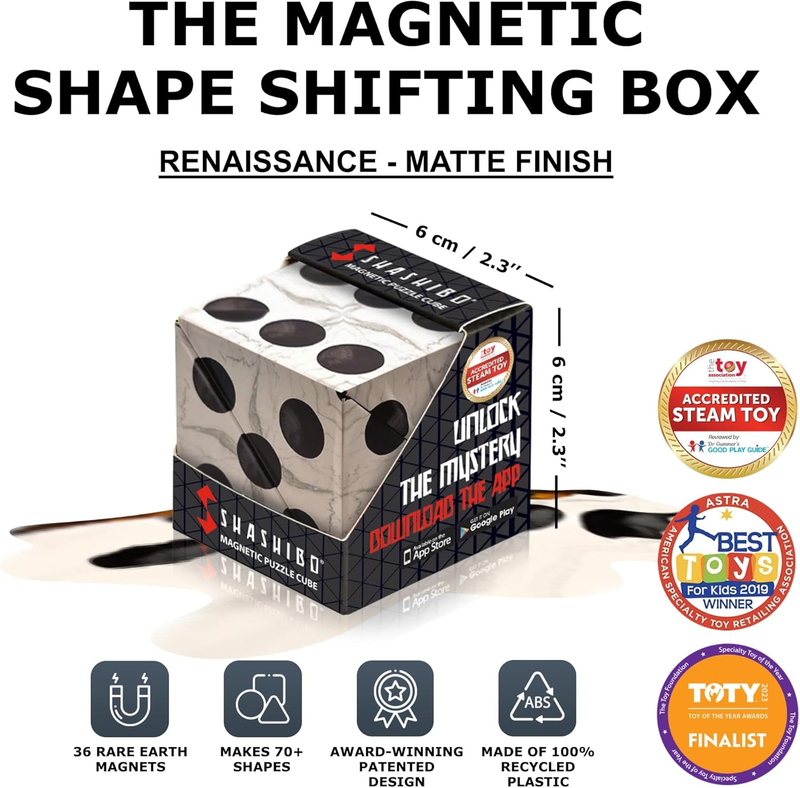 Sensory Fidget Cube Stress Relief Shape Shifting Toy 100+ Shapes1