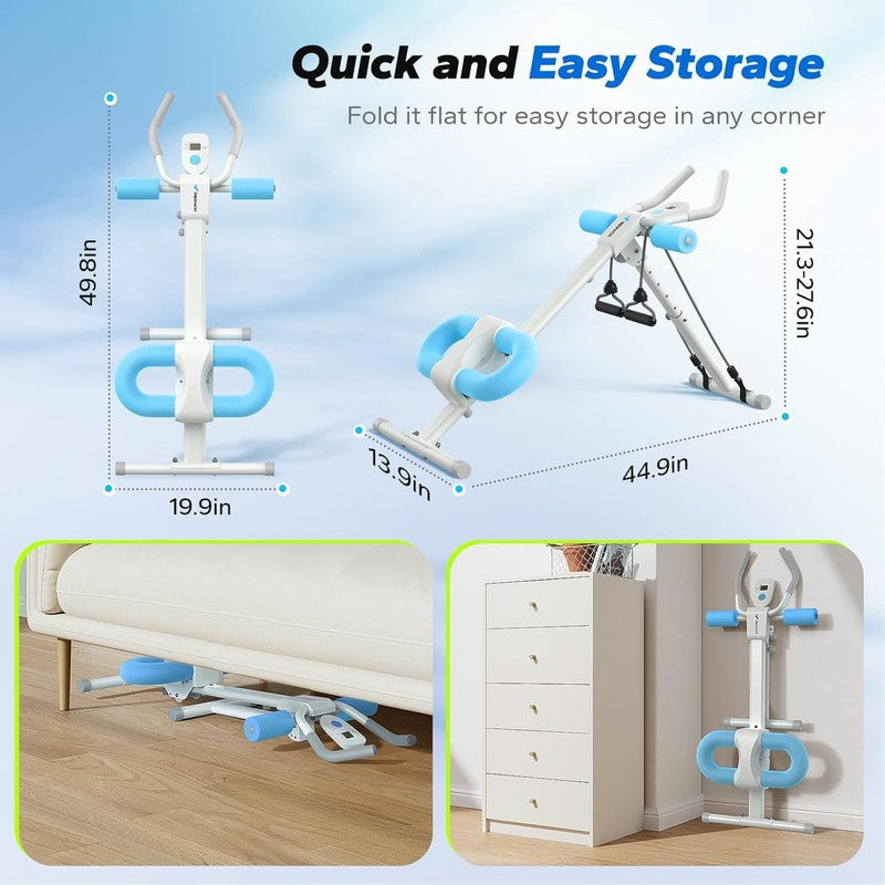Ab Machine, Ab Workout Equipment, Adjustable Ab Trainer Machine for Abs Workout 4