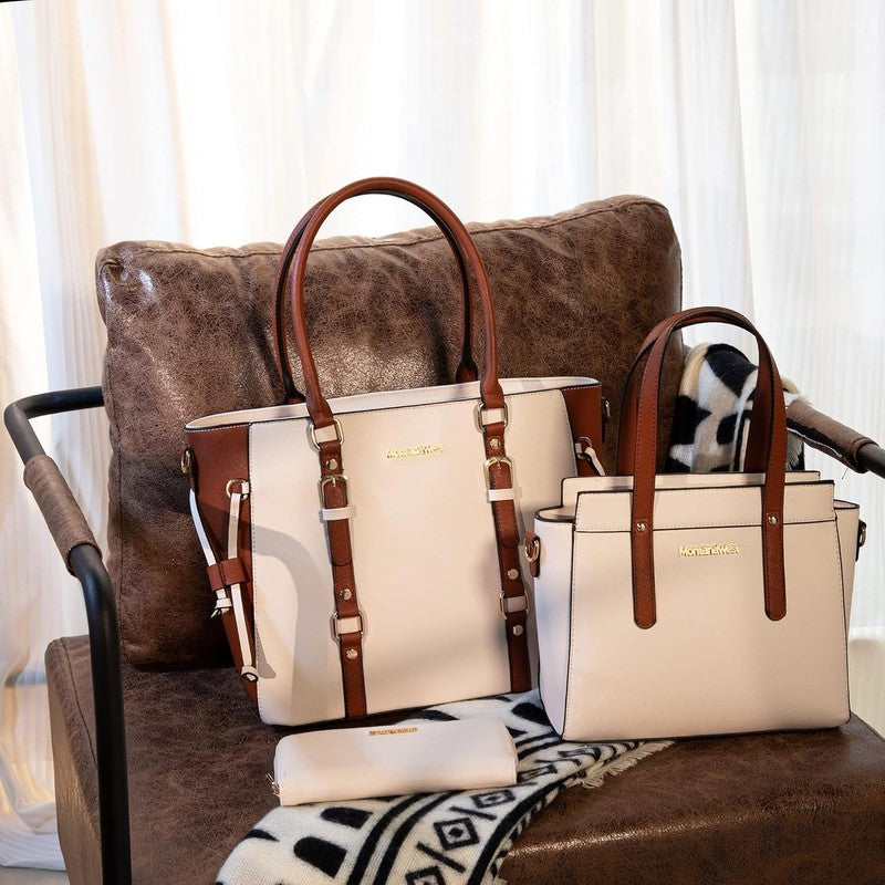 3PCS Purses for Women Tote Bag and Wallet Set Shoulder Satchel Handbags1