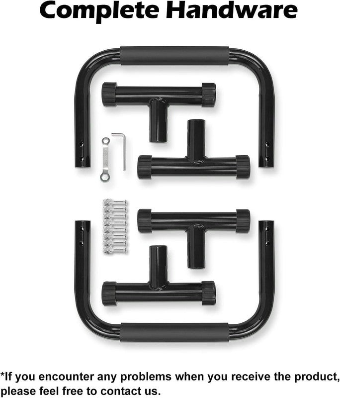 14" Push Up Parallettes & Dip Bars Heavy Duty Foam Handle Calisthenics L Sit7