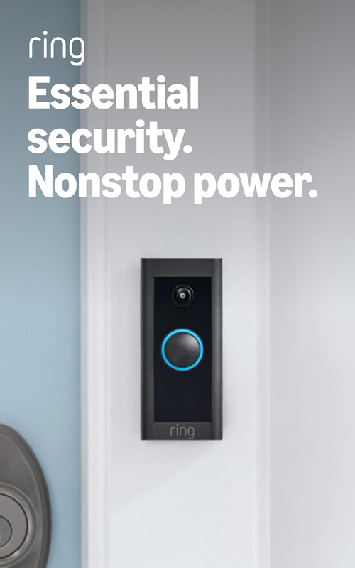Wired Video Doorbell HD Camera Two-Way Talk Motion Detection WiFi Alerts8