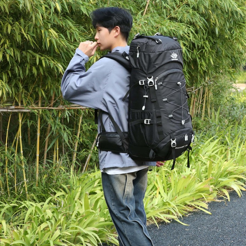 60L Travel Hiking Camping Backpack with Rain Cover, Backpack Water Resistant,Cli6