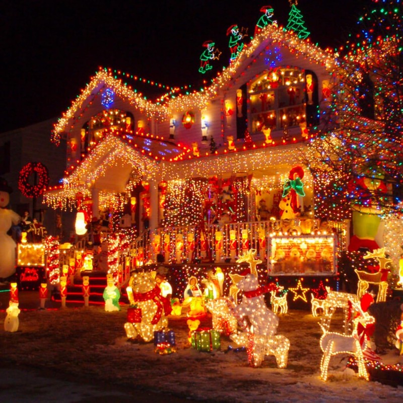Outdoor Christmas String Lights, 1000 LED 328 FT Plug in Fairy Light with Remote5