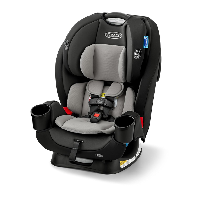 Triride 3-In-1 Convertible Car Seat - Highback Booster, Forward & Rear Facing Mo8