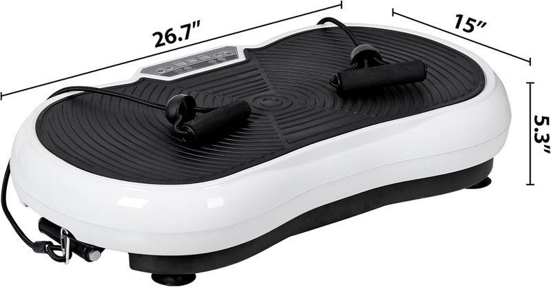 Pro Vibration Plate Machine 99 Levels Full Body Workout Bands Bluetooth Remote5
