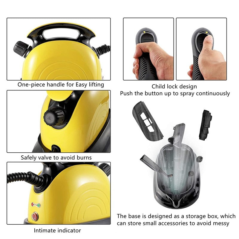 1500W Steam Mop Multi-Purpose Handheld Steam Cleaner with Accessories for Home9