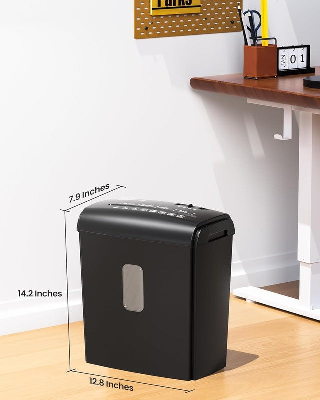 8 Sheet Micro Cut Paper Shredder P 4 Home Office Credit Card 4Gal Black6