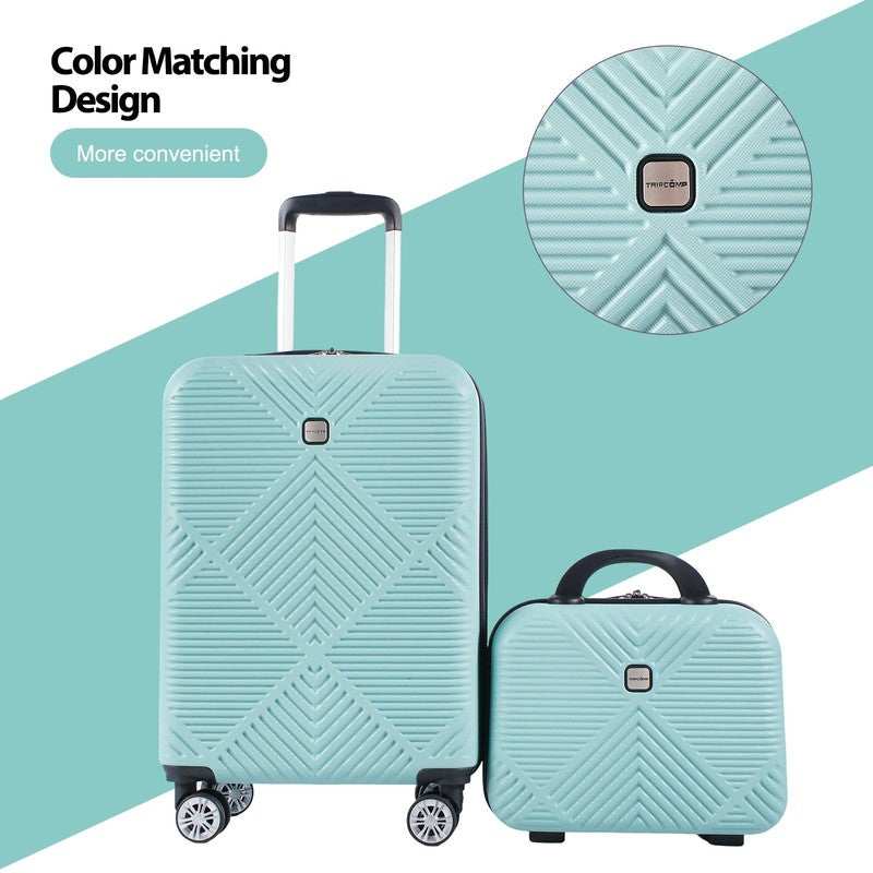 Luggage Sets 2 Piece Suitcase Set (14/20/)Hardside Suitcase with Spinner Wheels 7